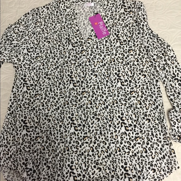 Leopard print tunic top - Picture 2 of 5